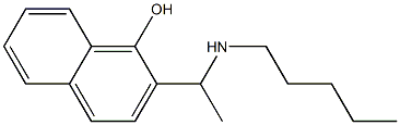 2-[1-(pentylamino)ethyl]naphthalen-1-ol Structure