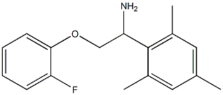 2-[1-amino-2-(2-fluorophenoxy)ethyl]-1,3,5-trimethylbenzene Structure