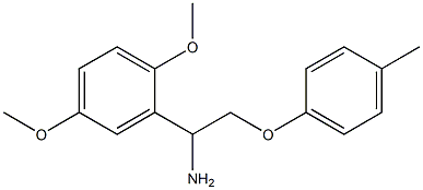 2-[1-amino-2-(4-methylphenoxy)ethyl]-1,4-dimethoxybenzene