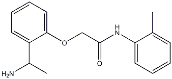 2-[2-(1-aminoethyl)phenoxy]-N-(2-methylphenyl)acetamide