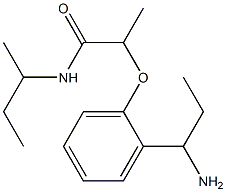  2-[2-(1-aminopropyl)phenoxy]-N-(butan-2-yl)propanamide