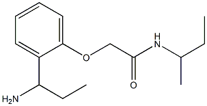 2-[2-(1-aminopropyl)phenoxy]-N-(sec-butyl)acetamide