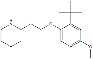 2-[2-(2-tert-butyl-4-methoxyphenoxy)ethyl]piperidine