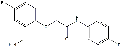 2-[2-(aminomethyl)-4-bromophenoxy]-N-(4-fluorophenyl)acetamide