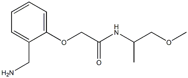 2-[2-(aminomethyl)phenoxy]-N-(1-methoxypropan-2-yl)acetamide