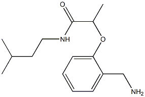 2-[2-(aminomethyl)phenoxy]-N-(3-methylbutyl)propanamide