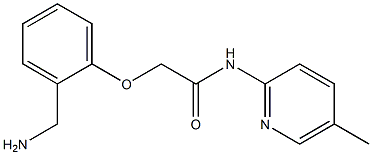 2-[2-(aminomethyl)phenoxy]-N-(5-methylpyridin-2-yl)acetamide