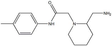 2-[2-(aminomethyl)piperidin-1-yl]-N-(4-methylphenyl)acetamide