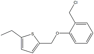 2-[2-(chloromethyl)phenoxymethyl]-5-ethylthiophene