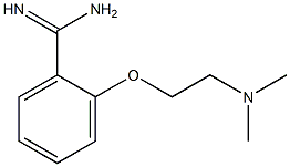 2-[2-(dimethylamino)ethoxy]benzenecarboximidamide 结构式