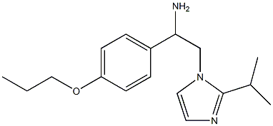 2-[2-(propan-2-yl)-1H-imidazol-1-yl]-1-(4-propoxyphenyl)ethan-1-amine