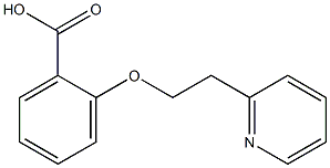 2-[2-(pyridin-2-yl)ethoxy]benzoic acid Struktur