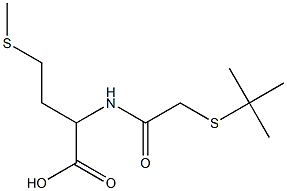 2-[2-(tert-butylsulfanyl)acetamido]-4-(methylsulfanyl)butanoic acid Structure