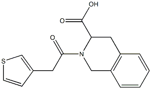 2-[2-(thiophen-3-yl)acetyl]-1,2,3,4-tetrahydroisoquinoline-3-carboxylic acid
