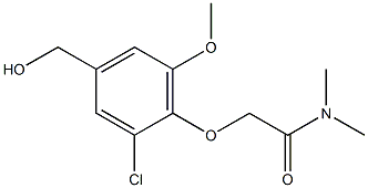 2-[2-chloro-4-(hydroxymethyl)-6-methoxyphenoxy]-N,N-dimethylacetamide