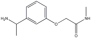 2-[3-(1-aminoethyl)phenoxy]-N-methylacetamide|