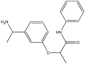 2-[3-(1-aminoethyl)phenoxy]-N-phenylpropanamide