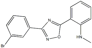 2-[3-(3-bromophenyl)-1,2,4-oxadiazol-5-yl]-N-methylaniline|