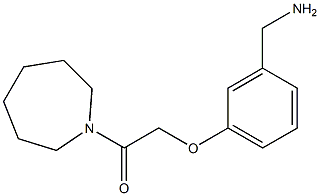 2-[3-(aminomethyl)phenoxy]-1-(azepan-1-yl)ethan-1-one Structure