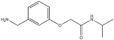 2-[3-(aminomethyl)phenoxy]-N-isopropylacetamide Structure