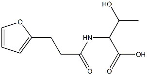 2-[3-(furan-2-yl)propanamido]-3-hydroxybutanoic acid