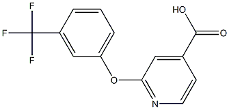 2-[3-(trifluoromethyl)phenoxy]pyridine-4-carboxylic acid