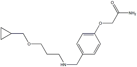 2-[4-({[3-(cyclopropylmethoxy)propyl]amino}methyl)phenoxy]acetamide