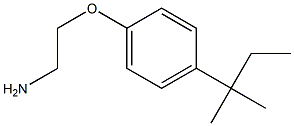 2-[4-(1,1-dimethylpropyl)phenoxy]ethanamine 结构式