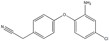 2-[4-(2-amino-4-chlorophenoxy)phenyl]acetonitrile