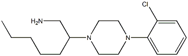 2-[4-(2-chlorophenyl)piperazin-1-yl]heptan-1-amine