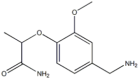 2-[4-(aminomethyl)-2-methoxyphenoxy]propanamide