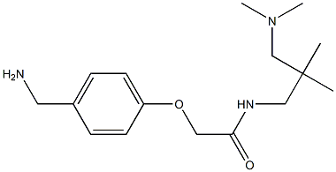 2-[4-(aminomethyl)phenoxy]-N-{2-[(dimethylamino)methyl]-2-methylpropyl}acetamide