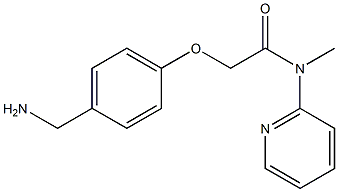 2-[4-(aminomethyl)phenoxy]-N-methyl-N-(pyridin-2-yl)acetamide