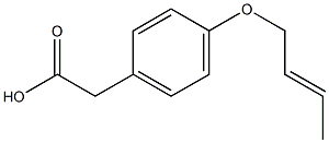 2-[4-(but-2-en-1-yloxy)phenyl]acetic acid