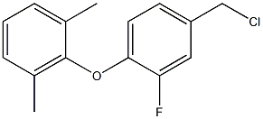 2-[4-(chloromethyl)-2-fluorophenoxy]-1,3-dimethylbenzene|