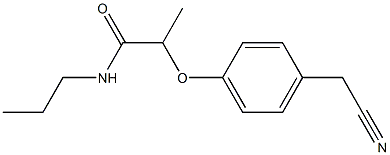 2-[4-(cyanomethyl)phenoxy]-N-propylpropanamide