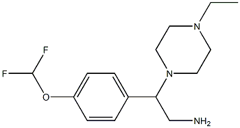 2-[4-(difluoromethoxy)phenyl]-2-(4-ethylpiperazin-1-yl)ethanamine