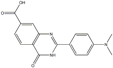 2-[4-(dimethylamino)phenyl]-4-oxo-3,4-dihydroquinazoline-7-carboxylic acid