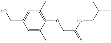  2-[4-(hydroxymethyl)-2,6-dimethylphenoxy]-N-(2-methylpropyl)acetamide