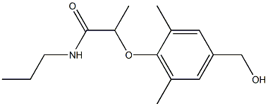 2-[4-(hydroxymethyl)-2,6-dimethylphenoxy]-N-propylpropanamide