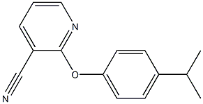 2-[4-(propan-2-yl)phenoxy]pyridine-3-carbonitrile|