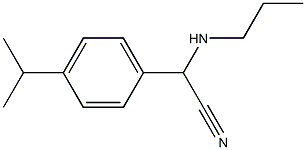 2-[4-(propan-2-yl)phenyl]-2-(propylamino)acetonitrile