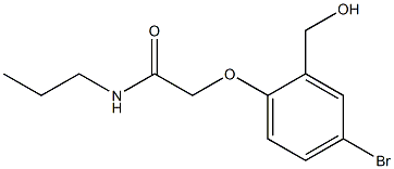 2-[4-bromo-2-(hydroxymethyl)phenoxy]-N-propylacetamide