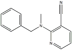 2-[benzyl(methyl)amino]nicotinonitrile Struktur