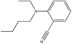 2-[butyl(ethyl)amino]benzonitrile Struktur