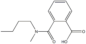 2-[butyl(methyl)carbamoyl]benzoic acid,,结构式