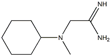 2-[cyclohexyl(methyl)amino]ethanimidamide Structure