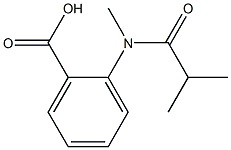 2-[isobutyryl(methyl)amino]benzoic acid Struktur