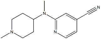 2-[methyl(1-methylpiperidin-4-yl)amino]isonicotinonitrile