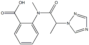 2-[N-methyl-2-(1H-1,2,4-triazol-1-yl)propanamido]benzoic acid